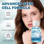 ⁦2 Pcs Stem Cell Serum for Face, Stem Cell Microneedling Serum Ampoule Booster to Use with and without Derma Pen, Korean Anti-Aging Skincare for Wrinkles, Scars, Hydration & Rejuvenated Skin⁩ - الصورة ⁦2⁩