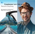 ⁦اشاتا نظارات ذكية للترجمة بالذكاء الاصطناعي مع دردشة جي بي تي، نظارات لاسلكية ذكية بالذكاء الاصطناعي مع ترجمة في الوقت الحقيقي، ترجمة فورية لـ 11 لغة، أذن مفتوحة مع تطبيق⁩ - الصورة ⁦2⁩