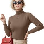 ان واي ثريدز قميص رياضي حراري باكمام طويلة وقبة مدورة وقصة ضيقة للنساء