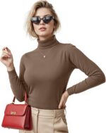 ان واي ثريدز قميص رياضي حراري باكمام طويلة وقبة مدورة وقصة ضيقة للنساء