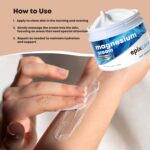 ⁦كريم المغنيسيوم من نجيب لعلاج الاعتلال العصبي والاسترخاء الليلي - لوشن دعم لتشنجات العضلات العصبية والام الجسم مع اللافندر - فرك ليلي مهدئ للقدمين والظهر والدورة الدموية⁩ - الصورة ⁦5⁩