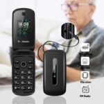 ⁦هواتف محمولة اساسية لكبار السن والاطفال من وينجوي، هواتف غبية غير مقفلة بدون انترنت - مع ازرار كبيرة، MP3، MP4، كاميرا، مصباح يدوي، اس او اس، اخضر⁩ - الصورة ⁦2⁩