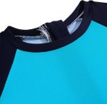 طقم ملابس سباحة للاولاد الصغار من رافليتا® مكون من 3 قطع، بدلة سباحة بتصميم ديناصور للحماية من الطفح الجلدي بعامل حماية من الاشعة فوق البنفسجية 50+