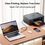 ⁦كابل طابعة يو اس بي نوع سي الى بي بطول 1 متر من يوجرين، كيبل طابعة كانون، اتش بي، سلك نوع بي متوافق مع ماك بوك الجديد، ديل اكس بي اس 15 13، اتش بي سبكتر X2، جوجل كروم بوك بيكسل، مايكروسوفت سيرفس برو⁩ - الصورة ⁦6⁩