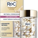 روك - كبسولات سيروم ريتينول كوريكسيون لاين للتنعيم الليلي - علاج يومي للعناية بالبشرة مضاد للشيخوخة - مرطب لشد البشرة - 30 قطعة