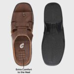 ⁦صندل للرجال من سينترينو، لون اسود⁩ - الصورة ⁦4⁩