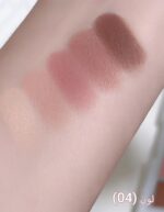 ⁦ظل العيون ايشادو ايريناد ،لوحة ظلال عيون غير لامعة بخمسة ألوان، لوحة مكياج، ظلال عيون مقاومة للماء تدوم طويلا وذات تصبغ عالي، لوحة ظلال العيون باللون الوردي الطبيعي، مكياج عيون سهل المزج 04⁩ - الصورة ⁦3⁩