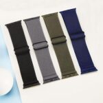 ⁦انفوسن سوار ساعة ابل 42 ملم/ 44 ملم/ 45 ملم/ 49 ملم للرجال والنساء، سوار معصم رياضي بديل بحلقة مفردة لساعة الترا/الترا 2/ سلسلة 9/8/7/6/اس اي/5/4/3/2/1 (اسود)⁩ - الصورة ⁦7⁩