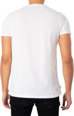 ⁦تيمبرلاند تي شيرت دنستان ريفر جيرسي برقبة دائرية ضيقة للرجال⁩ - الصورة ⁦3⁩