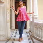 ⁦ياش غاليري بلوزة بدون اكمام مطبوعة للنساء من بانديج⁩ - الصورة ⁦6⁩