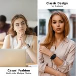 ⁦مجموعة من 8 اساور متوافقة مع سوار ساعة ابل 42 ملم 44 ملم 45 ملم 49 ملم للنساء والرجال من ستايونج - سوار رياضي بديل من السيليكون جيد التهوية لساعة ابل اي ووتش سلسلة 9 8 7 6 5 4 3⁩ - الصورة ⁦7⁩