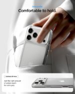 ⁦سبايجن جراب الترا هايبرد مصمم لموبايل ايفون 17 برو (2025) - شفاف كريستالي⁩ - الصورة ⁦7⁩