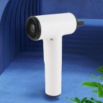 ⁦جوشيدا مجفف شعر لاسلكي بشاشة رقمية، مجفف شعر قابل لاعادة الشحن بمنفذ USB بـ3 سرعات مع فوهة، مجفف شعر محمول للسفر والسكن والتخييم في الهواء الطلق⁩ - الصورة ⁦2⁩