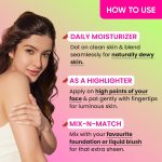 ⁦دوت اند كي كريم ستروب من واترميلون فريش ان ذا سبوت | كريم اشراق بشرة الوجه | مرطب وهايلايتر للوجه | للتوهج الفوري الندي | يعزز الترطيب | لجميع انواع البشرة | للنساء والرجال | 30 مل⁩ - الصورة ⁦7⁩