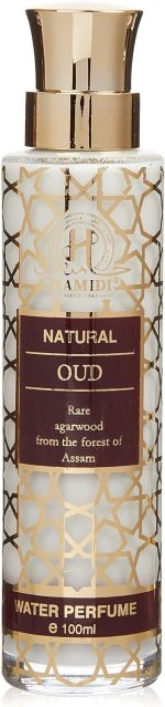 هميدي بخاخ عطر ماء عود طبيعي 100 مل/ 3.4 اونصة زيت طبيعي مستخلص خالي من الكحول (عود طبيعي)