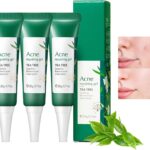 جل علاج حب الشباب من تي تري 3 قطع، علاج البقع المضادة لحب الشباب للوجه بتركيبة مرطبة، يتلاشى البثور والبقع الداكنة، يتحكم في الزيت وينكمش المسام للحصول على بشرة نقية وناعمة