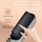 ⁦فرشاة فرد الشعر من بي سي ام سي زد سي دي سي، مكواة شعر مع مشط مدمج، طلاء سيراميك تورمالين، تسخين سريع واعدادات درجة حرارة 80 الى 230 درجة مئوية. فرشاة فرد الشعر لتصفيف الشعر في المنزل⁩ - الصورة ⁦5⁩