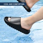 ⁦شبشب استحمام للحمام مضاد للانزلاق وسريع الجفاف من اوربازار، صنادل حمام فائقة توسيد سميك للرجال والنساء⁩ - الصورة ⁦7⁩