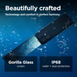 ⁦موتورولا هاتف ذكي ايدج 50 برو (شاشة 6.66 انش فائقة الدقة pOLED، كاميرا 50 ميجابكسل مع OIS، 12/512 GB، 4500 mAh، يتضمن شاحن 125 واط، اندرويد 14) بلاك بيوتي، يتضمن غطاء حماية⁩ - الصورة ⁦2⁩