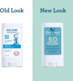 ⁦بلو ليزرد عصا واقية من الشمس المعدنية الحساسة - لا تحتوي على مواد كيميائية - عامل حماية من الشمس 50+، 0.5 اونصة⁩ - الصورة ⁦4⁩