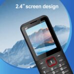 ⁦جوال اساسي للاطفال او كبار السن، جوال 4G ، جوال ثنائي شرائح الاتصال غير مقفل، هاتف عمل احتياطي مع زر كبير، احمر⁩ - الصورة ⁦3⁩