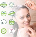 ⁦شامبو نباتي 100% من خل التفاح وشجرة الشاي وإكليل الجبل | خالي من المواد الكيميائية والكبريتات والبارابين، شامبو عضوي وطبيعي للشعر الدهني⁩ - الصورة ⁦8⁩