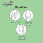 ⁦جل الصبار اليجانت للوجه والشعر والجسم - 500 مل - تركيبة نقية لجميع انواع البشرة، غني بفيتامين E، تركيبة نباتية، برطمان كبير 500 مل للاستخدام اليومي | خالٍ من البارابين والكحول⁩ - الصورة ⁦4⁩