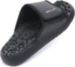 ⁦BALLOP Mamuring Acupressure Beige Slide Sandals for Men Women - Foot Massage Slipper with Asymmetric Reflexology Points & Arch Support for Pain Relief and All-Day Comfort⁩ - الصورة ⁦7⁩