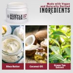 ⁦هاشل بتر ديلوكس زبدة التاتو قبل وأثناء وبعد عملية الوشم - تشحيم وترطب - بديل نباتي 100% للمنتجات البترولية - 1 اونصة⁩ - الصورة ⁦3⁩