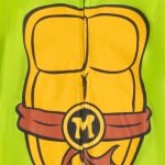 ⁦نيكيلوديون زي تنكري بغطاء للراس للاولاد الصغار والكبار بتصميم سلاحف النينجا ليوناردو من تينيج ميوتانت⁩ - الصورة ⁦4⁩