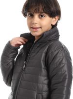 ⁦جاكيت مبطن مقاوم للماء مع جاكيت فرو للاولاد⁩ - الصورة ⁦4⁩