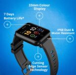 ⁦ساعة ذكية ذكية للياقة البدنية من جوكي، درجة حرارة الجسم وضغط الدم، مع تدريب شخصي لمدة 3 اشهر، اسود (مصممة في كاليفورنيا)⁩ - الصورة ⁦4⁩