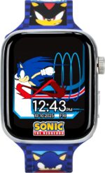 ⁦ساعة ذكية للاطفال من سونيك ذا هيدجهوغ - مكالمات بلوتوث ورسائل وكاميرا وموسيقى وتتبع النوم وتطبيقات اللياقة البدنية والنشاط - 6 وجوه ساعة وشاشة تعمل باللمس وقابلة لاعادة الشحن بمنفذ USB - تناسب المعصم⁩ - الصورة ⁦3⁩