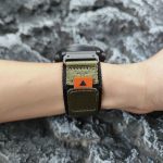 ⁦سوار نايلون محسن 22 ملم من كويك فيت لساعة جارمين فينيكس 7 / فينيكس 6 / انستينكت 2 / ايبيكس برو 47 ملم، اساور معصم منسوجة من النايلون لساعة فوررنر 955/965، فينيكس 5، ايبيكس 2⁩ - الصورة ⁦5⁩