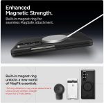 ⁦سبايجن جراب سليم ارمور برو ماج فيت لهاتف سامسونج جالاكسي Z فولد 7 [متوافق مع ماج سيف] غطاء (2025) تغطية مفصلية - اسود⁩ - الصورة ⁦6⁩