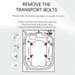 ⁦غسالة تحميل امامي EGWMFL750 من ايجنرال، موديل جديد 2025، 16 برنامج، 1200 دورة في الدقيقة، مع محرك عاكس BLDC، ضمان 10 سنوات، طاقة 5 نجوم (ضمان العلامة التجارية لمدة عام)⁩ - الصورة ⁦8⁩
