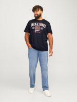 ⁦JACK & JONES Mens LOGO TEE SS O-NECK 2 COL AW24 S PLS Modern (pack of 1)⁩ - الصورة ⁦4⁩