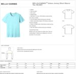 ⁦تي شيرت Bella + Canvas للجنسين بأكمام قصيرة (النمط # 3001C - الملصق الأصلي)⁩ - الصورة ⁦8⁩