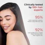 ⁦شامبو نباتي 100% من خل التفاح وشجرة الشاي وإكليل الجبل | خالي من المواد الكيميائية والكبريتات والبارابين، شامبو عضوي وطبيعي للشعر الدهني⁩ - الصورة ⁦4⁩