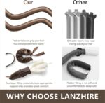 ⁦3 قطع من اداة تجعيد الشعر بدون حرارة مع شريط، قضيب للنوم طوال الليل، شريط راس كبير ناعم للشعر القصير والطويل، تمويج الشعر الطبيعي⁩ - الصورة ⁦3⁩