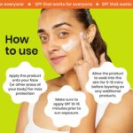 ⁦FAE Beauty No White Cast Lightweight Sunscreen With SPF 50+ PA++++ | Fragrance Free, Natural Finish | Non Greasy, Broad Spectrum SPF Juice | Hydrates Skin | For All Skin Types | Vegan (50ml)⁩ - الصورة ⁦4⁩