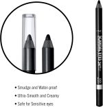 ⁦قلم كحل كاجال سكاندال ايز مقاوم للماء من ريميل لندن، لون اخضر داكن مع لمعان - 06 اخضر، 1.3 غرام (0.04 اونصة)⁩ - الصورة ⁦4⁩