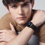 ⁦انفوسن سوار ساعة ابل 42 ملم/ 44 ملم/ 45 ملم/ 49 ملم للرجال والنساء، سوار معصم رياضي بديل بحلقة مفردة لساعة الترا/الترا 2/ سلسلة 9/8/7/6/اس اي/5/4/3/2/1 (اسود)⁩ - الصورة ⁦6⁩