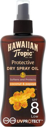 ⁦زيت بخاخ جاف واقي من أشعة الشمس بدرجة 8 من هاوايان تروبيك⁩ - الصورة ⁦9⁩