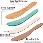 ⁦حذاء لوفر كاجوال للنساء - حذاء بيني لوفرز مريح سهل الارتداء مناسب للعمل والمشي⁩ - الصورة ⁦4⁩