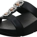 صندل كريستال جويل على شكل حرف H للنساء من فينو