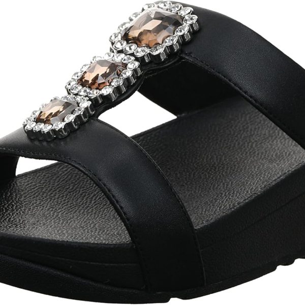 صندل كريستال جويل على شكل حرف H للنساء من فينو