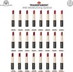 ⁦احمر شفاه احترافي شفاف ومرطب من جلوبال فاشون - 24 لون غني بتركيبة مرطبة تدوم طويلا مع لمسة نهائية لامعة ناعمة، ملمس غير لزج وخفيف الوزن (103 مونارك، 3.5 غرام)⁩ - الصورة ⁦7⁩