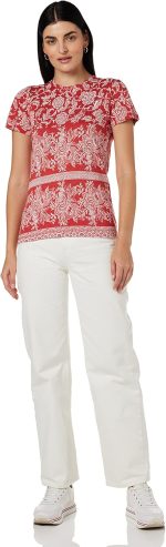 ⁦واي او اي تي شيرت بقصة ضيقة للنساء⁩ - الصورة ⁦5⁩