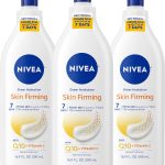 نيفيا لوشن مرطب للجسم لشد البشرة مع كيو 10 والكرياتين، لوشن لشد البشرة، لوشن مرطب بزبدة الشيا، عبوة متعددة، زجاجات مضخة 3-16.9 اونصة سائلة